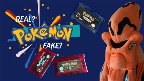 are pokemon games on ebay fake